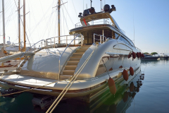 Yacht mit Nanolack Glanz Kroatien